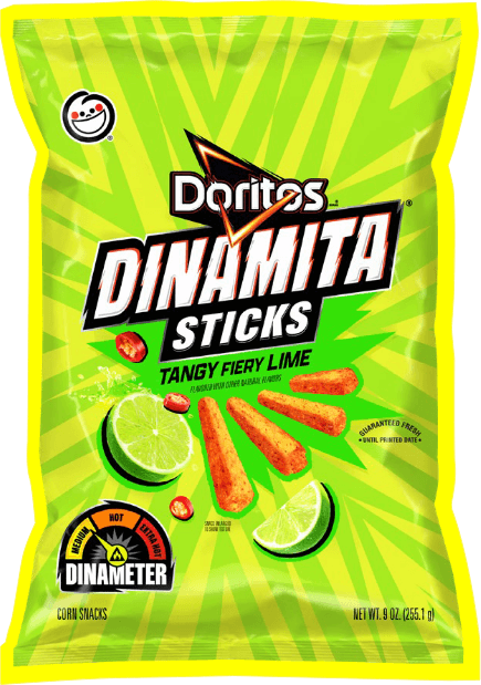 Doritos Dinamita Sticks - Tangy Fiery Lime