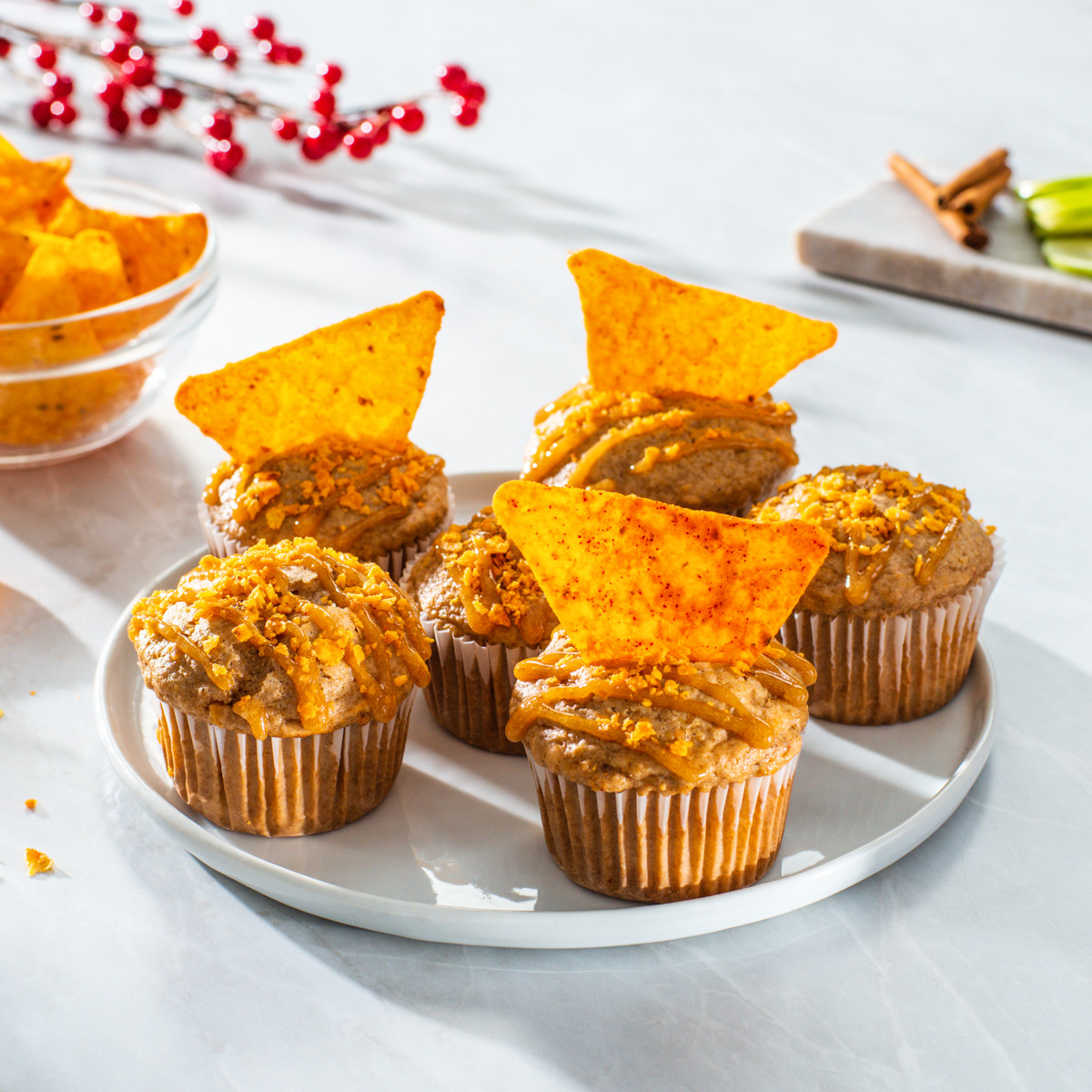 DORITOS® Nacho Cheese Apple Spice Cupcakes Doritos